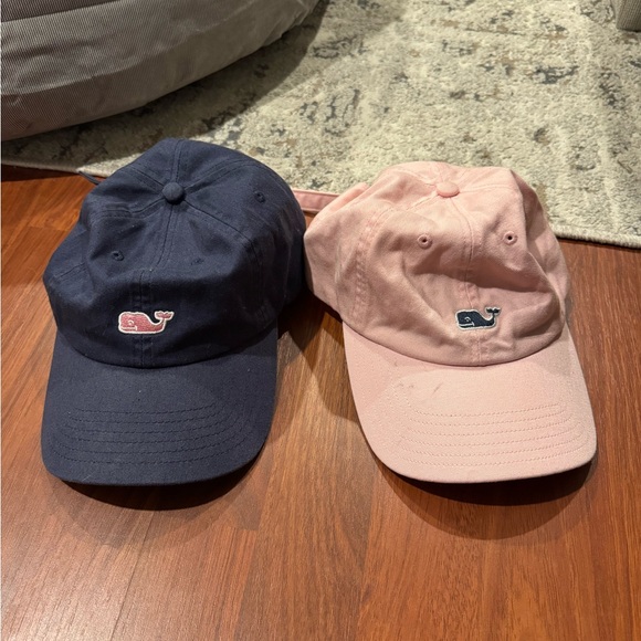 Vineyard Vines Accessories - Set of Navy and Pink Vineyard Vines Caps